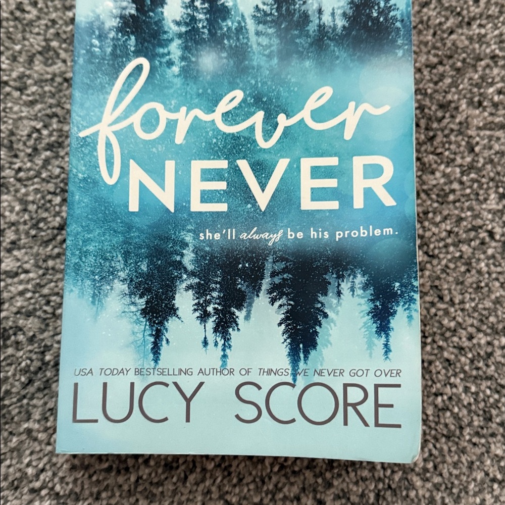 'Forever Never' Book - Blue Cover